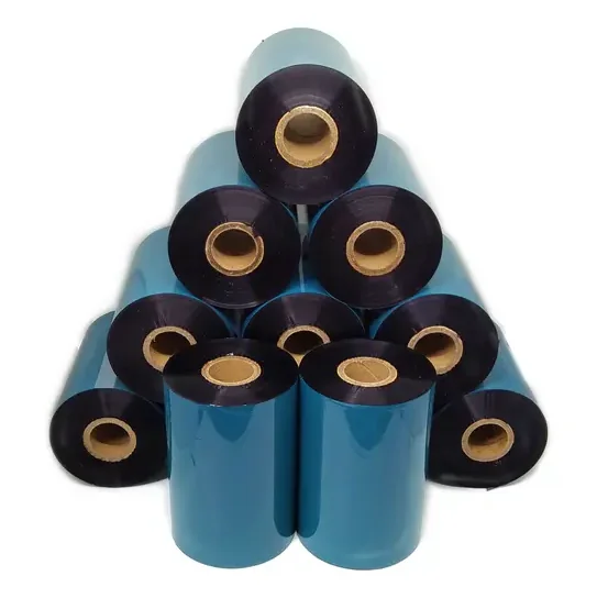 Rollos de ribbon cera resina